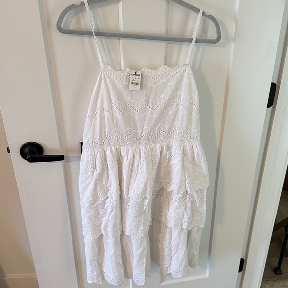 Express White Eyelet Sundress - Picture 1 of 1